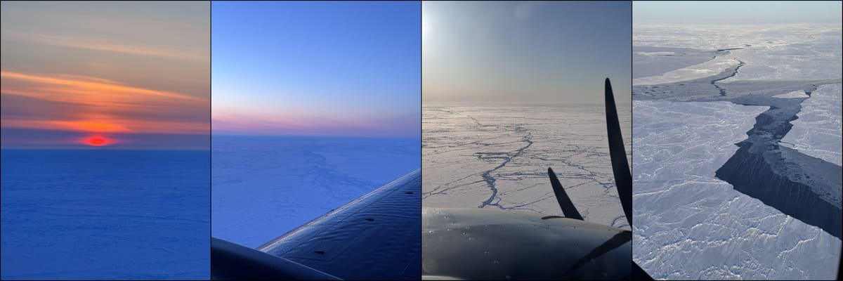 NASA科学家从空中和太空研究北极海冰