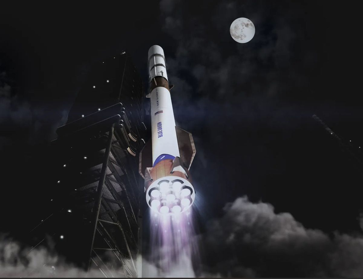 Blue Origin 为 New Glenn 设定了雄心勃勃的发射目标