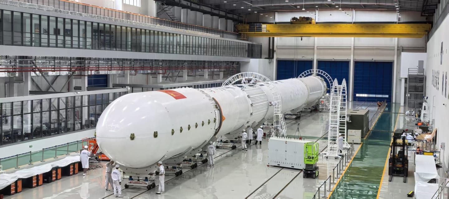 天龙三号首飞，级分离阶段失利：Tianlong-3 fully assembled