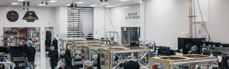 The Lightning satellite bus production line