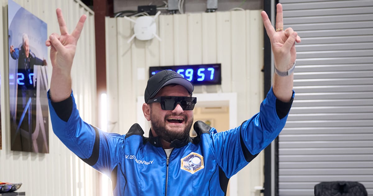 Vitalii Ostrovsky in flight suit