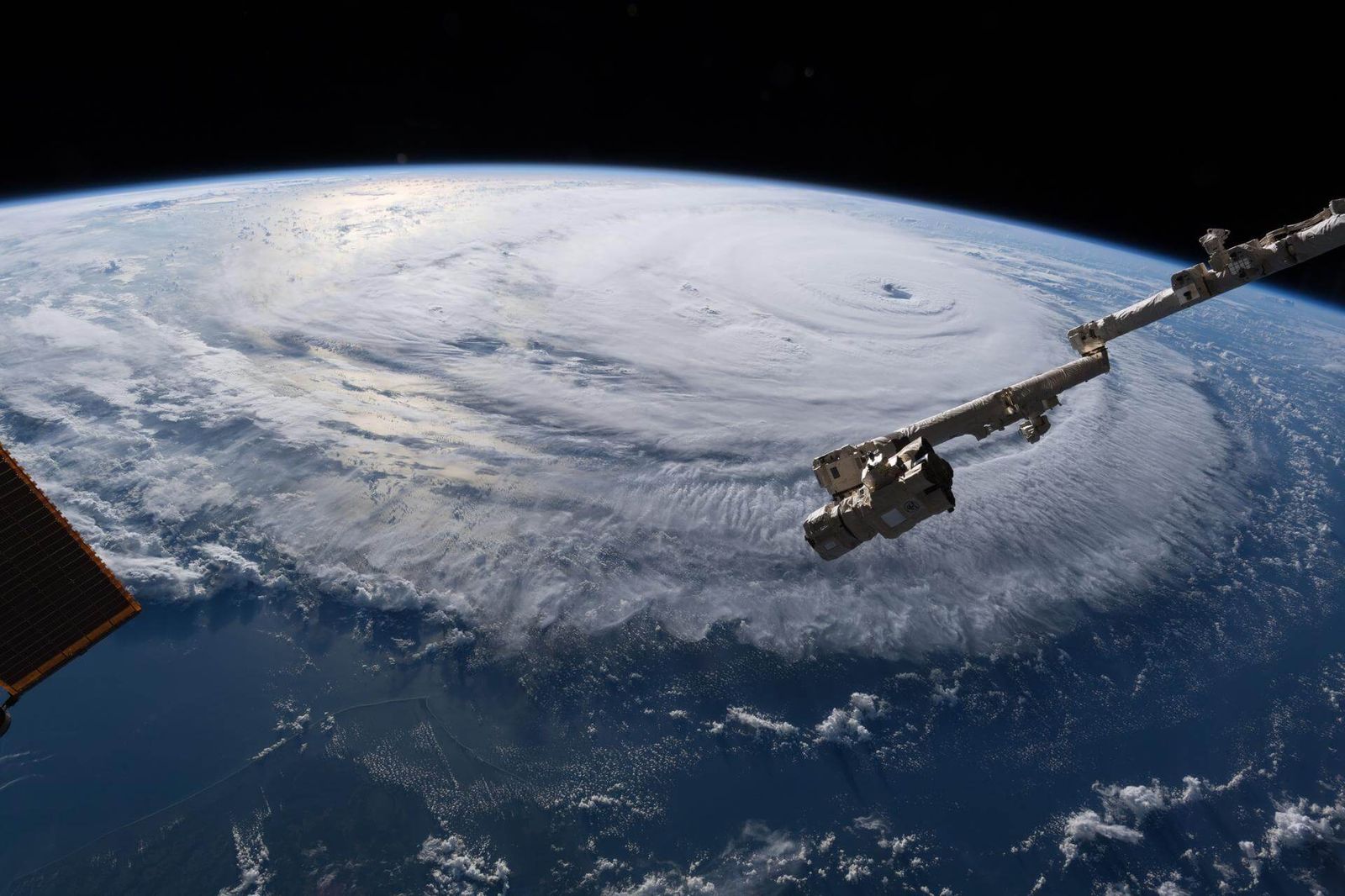 Hurricane Florence from the ISS