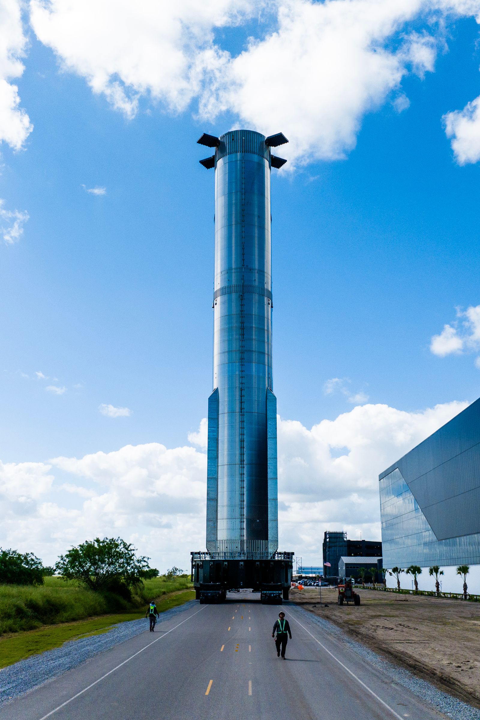 Booster 13 during rollout.
