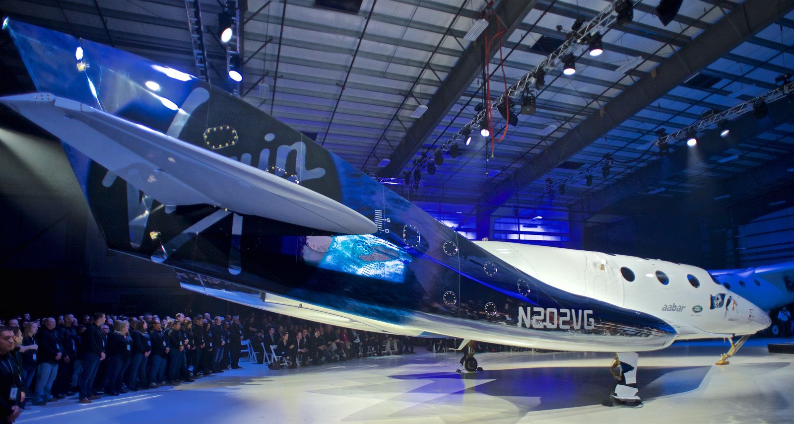 SpaceShipTwo Unity at rollout event
