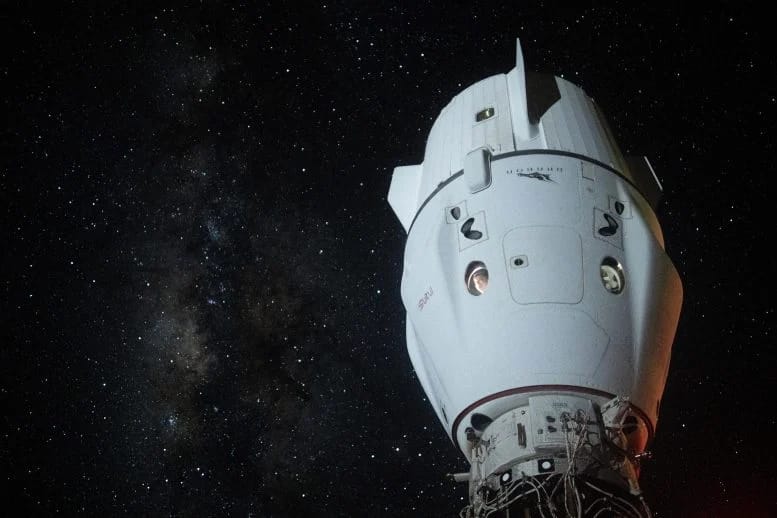 SpaceX Dragon Endeavour Milky Way