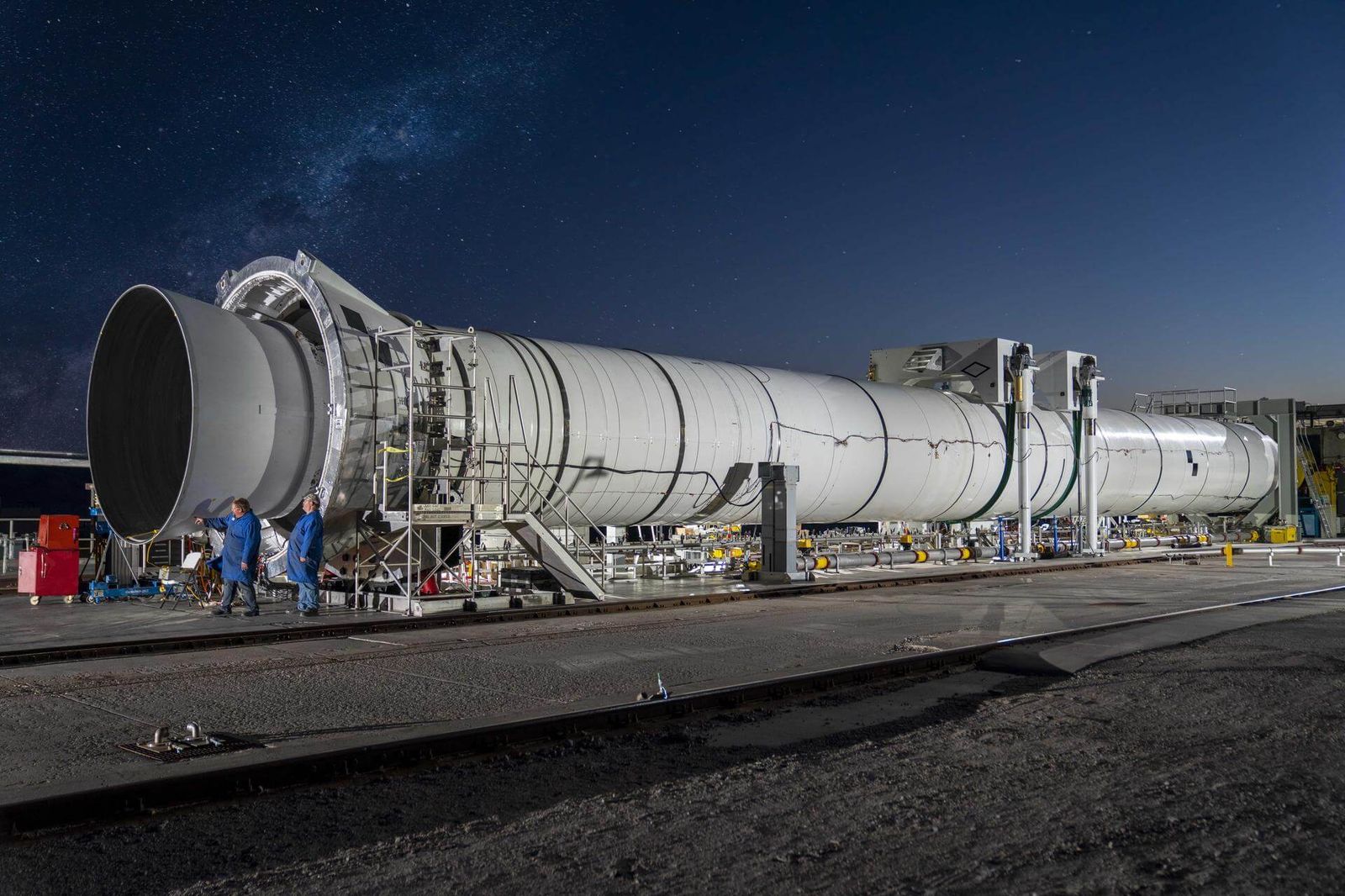 SLS Flight Support Booster Static Fire
