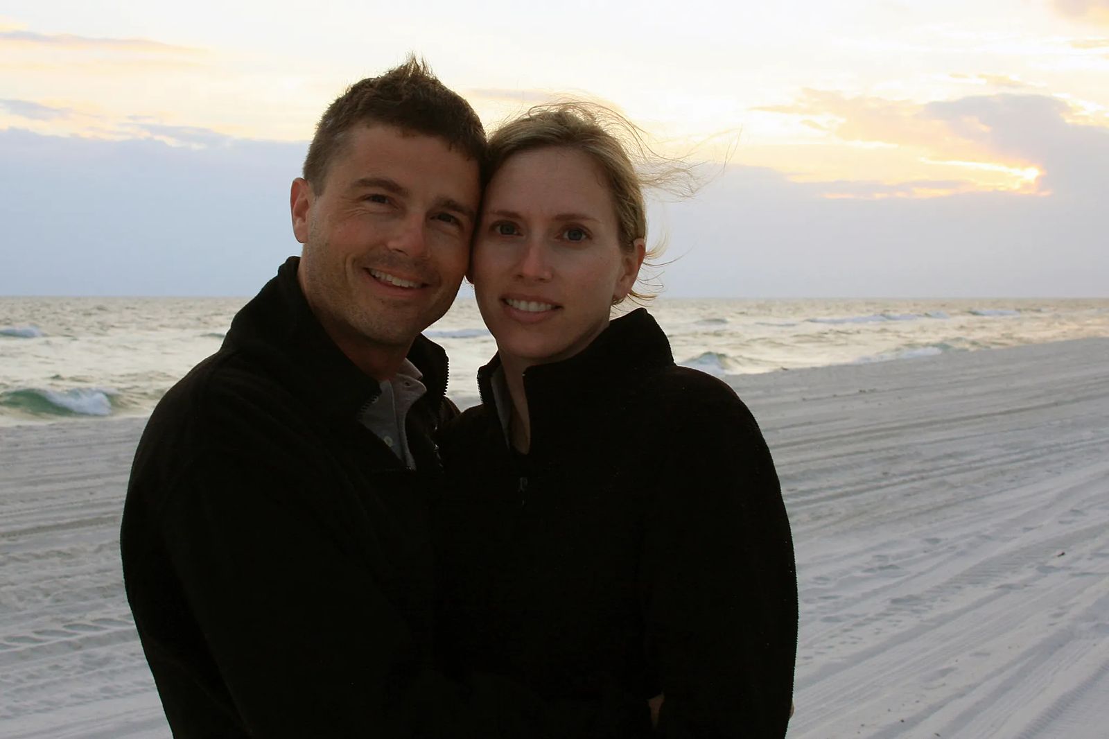 NASA astronaut Reid Wiseman is pictured with his late wife Carroll Taylor Wiseman.