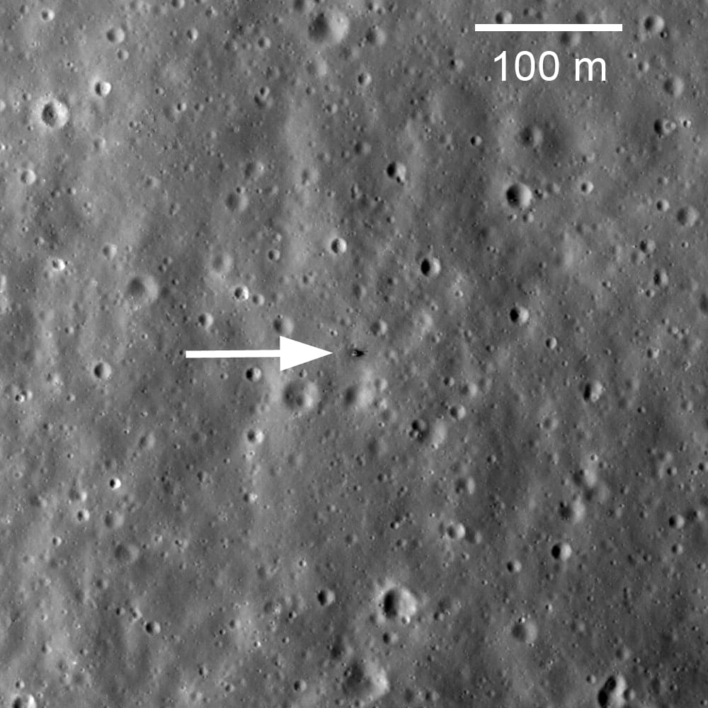 Luna 20 landing site at Terra Apollonius seen from LRO
