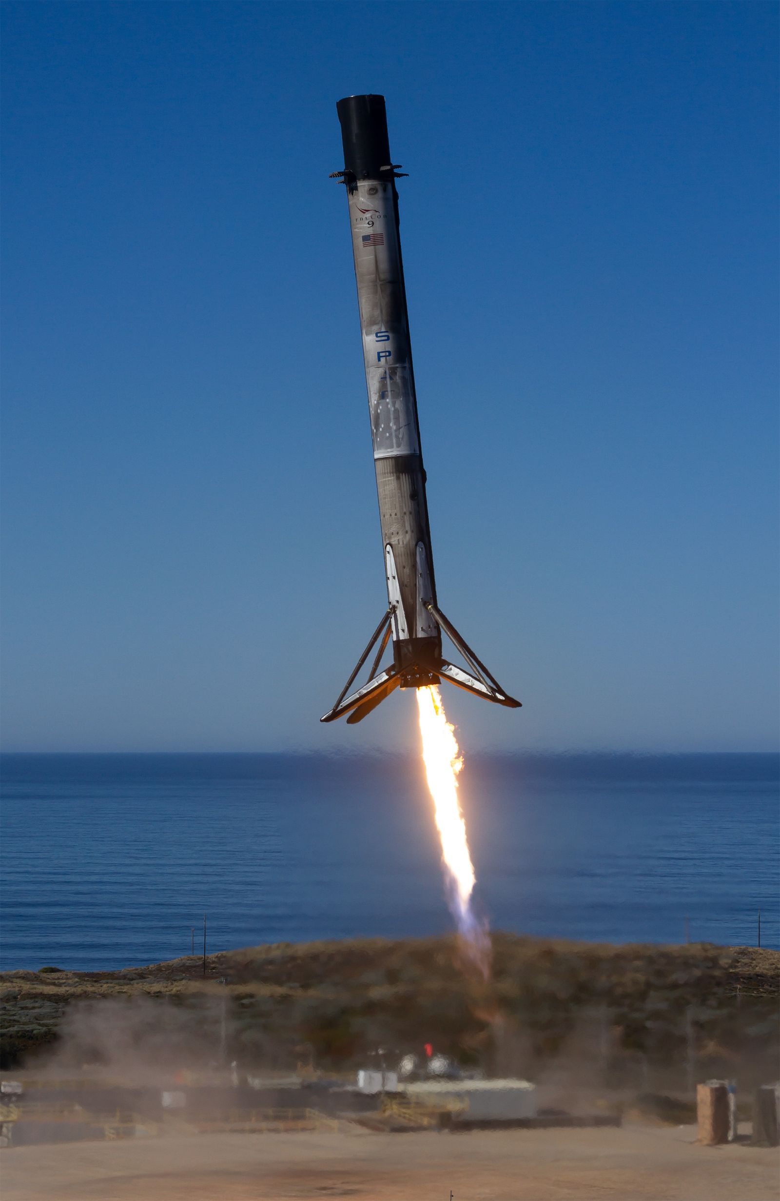 B1088 landing on LZ-4 during Transporter-12 launch
