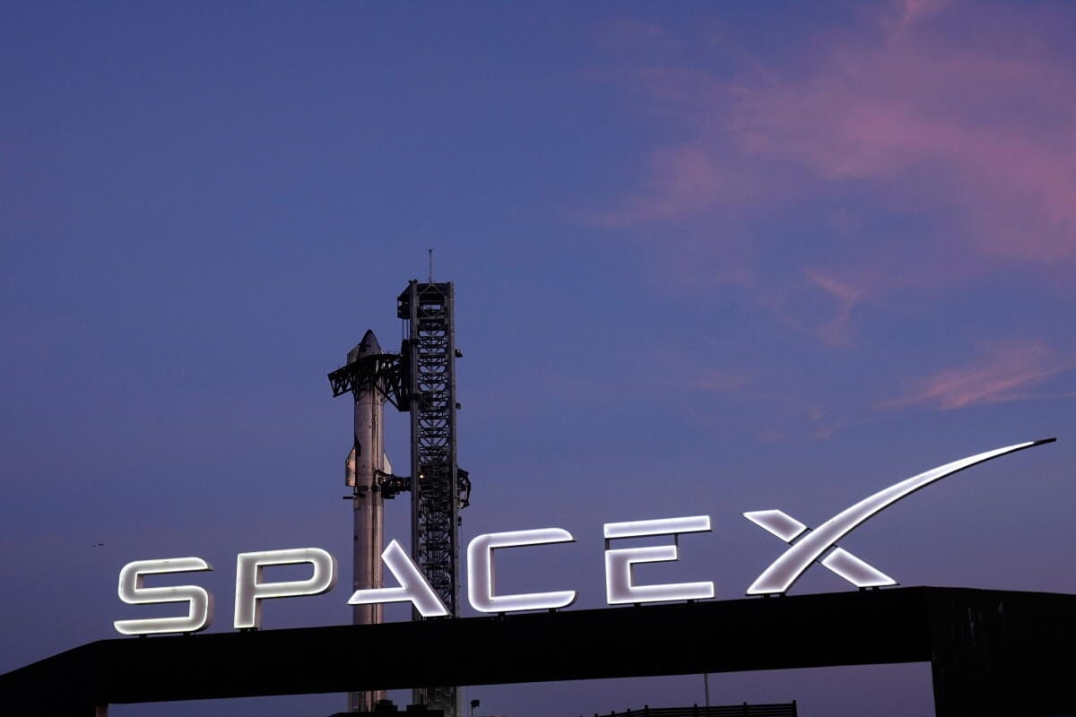 SpaceX's mega rocket Starship prepares for a test flight from Boca Chica, Texas, in 2024.