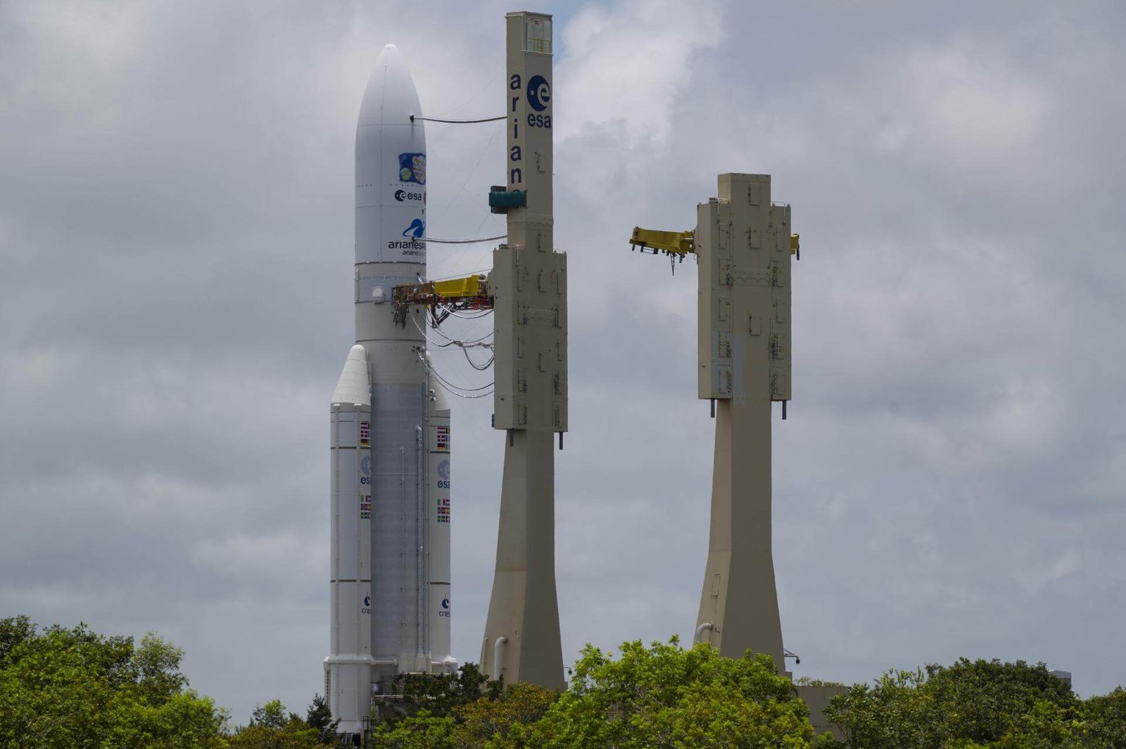 Ariane 5 during rollout
