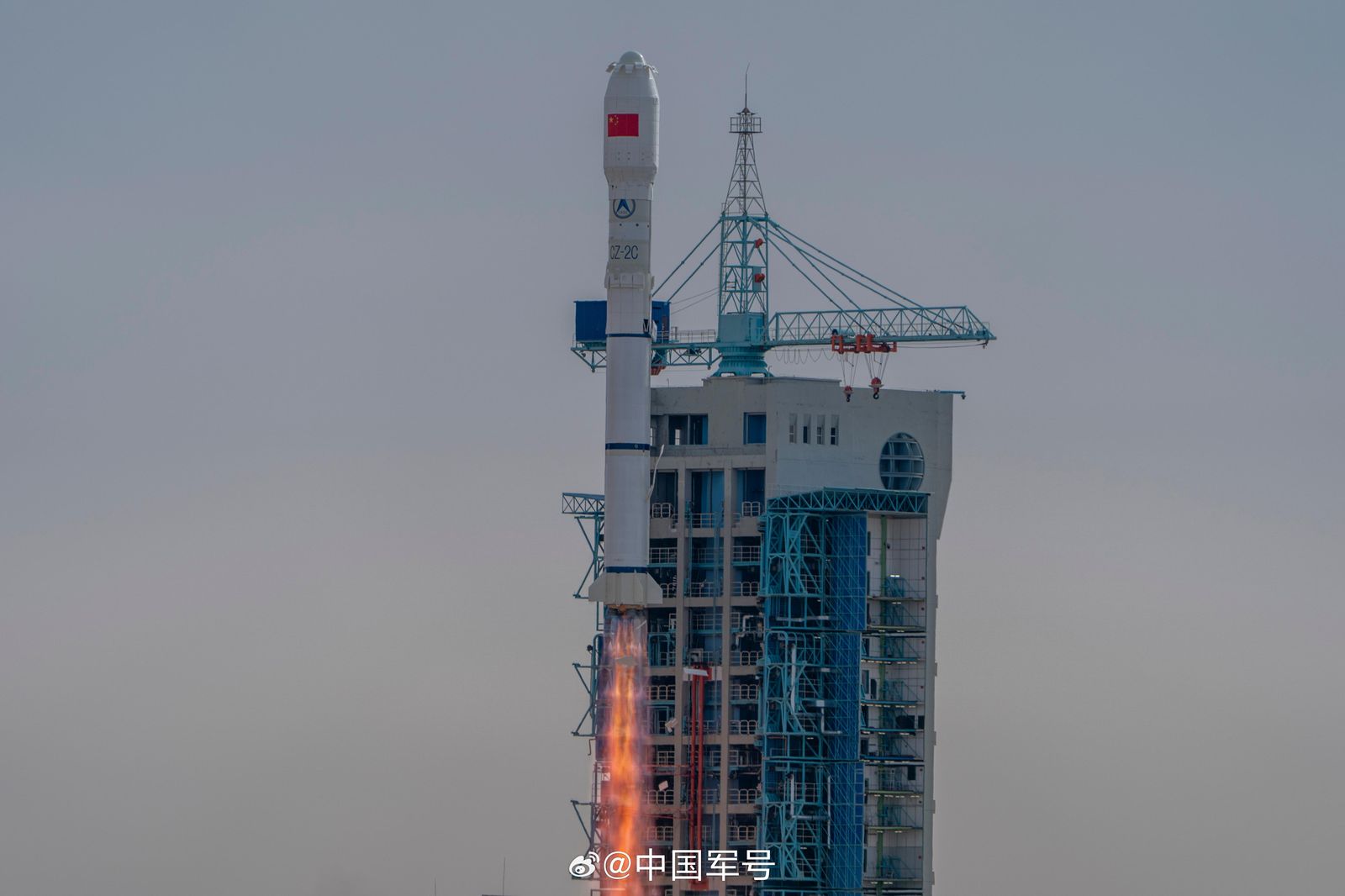CZ-2C liftoff (Shijian 30 A-C)