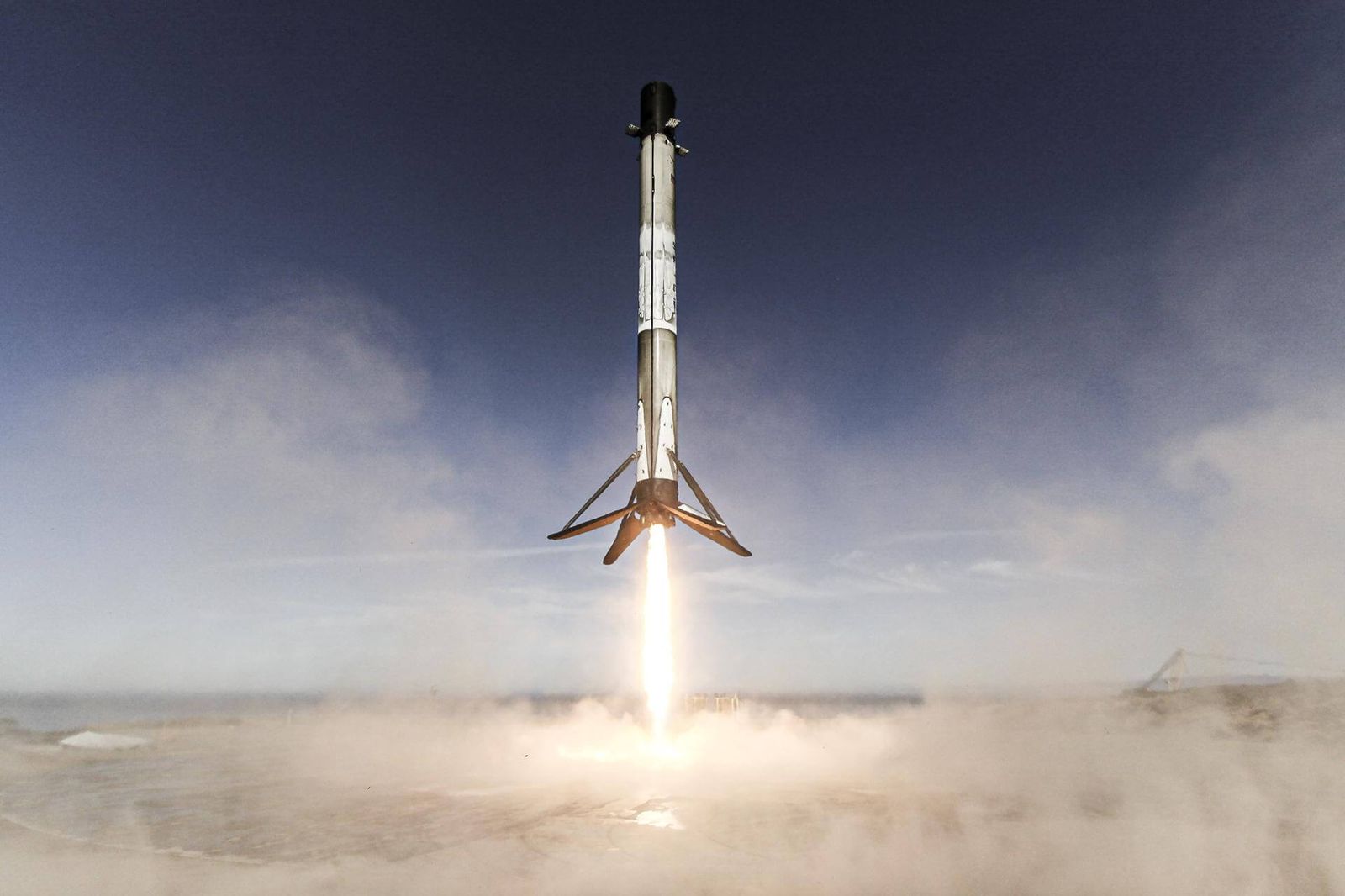 B1063 landing on LZ-4 during Sentinel-6A Michael Freilich launch