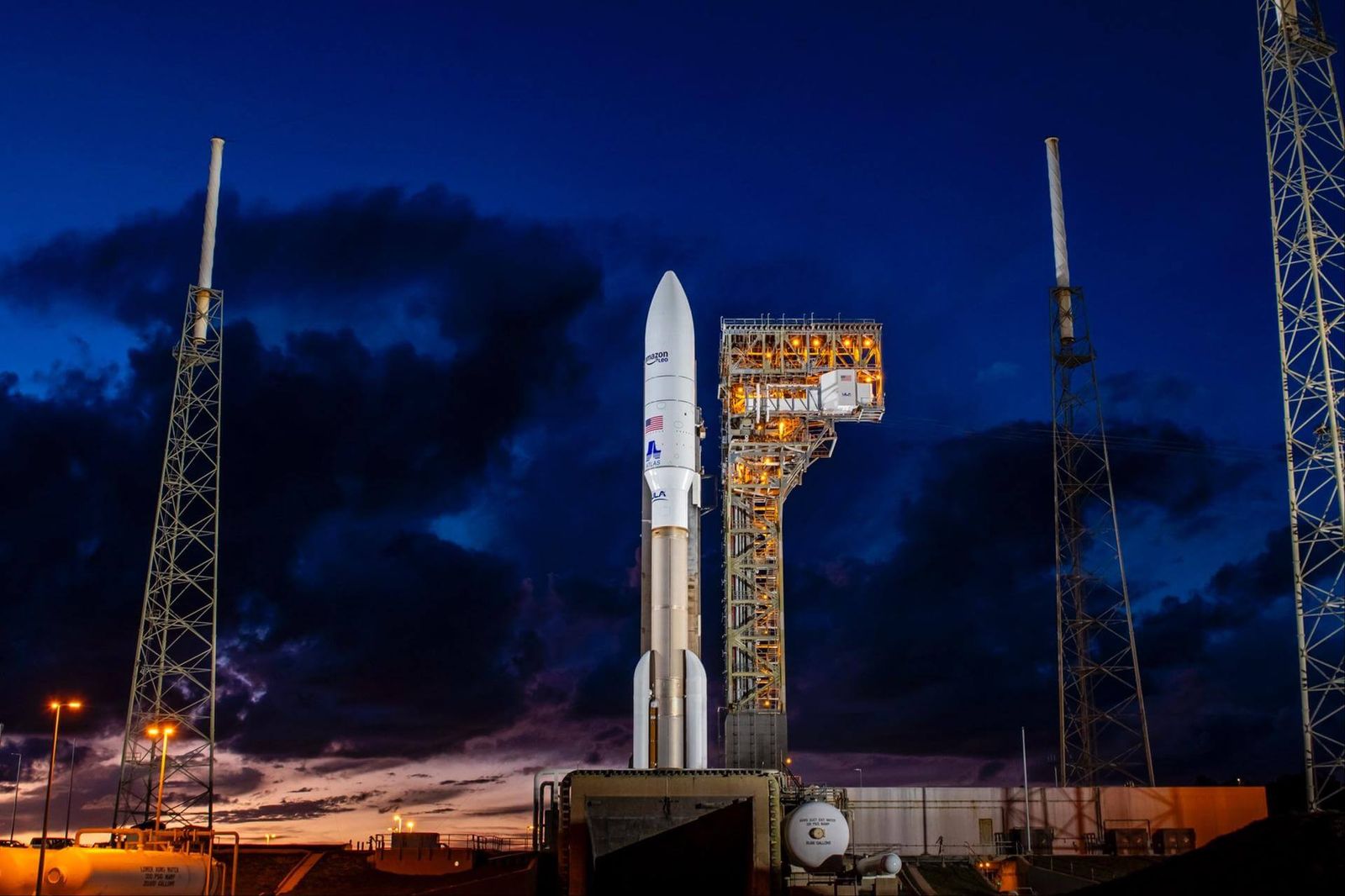 Atlas V on the Launch Pad (Amazon LEO)