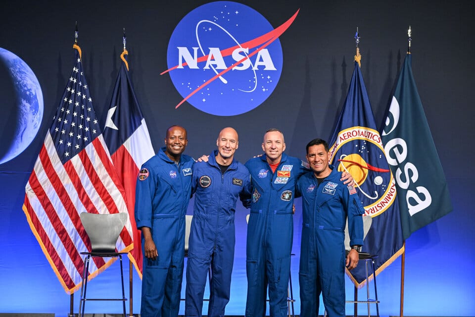 The Artemis III crew was announced by NASA on 9 June 2026