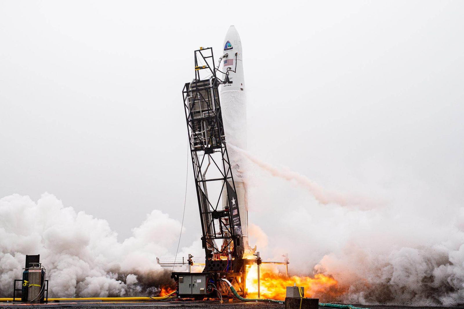 Astra Rocket 3 on pad 3B (Spaceflight Astra-1)