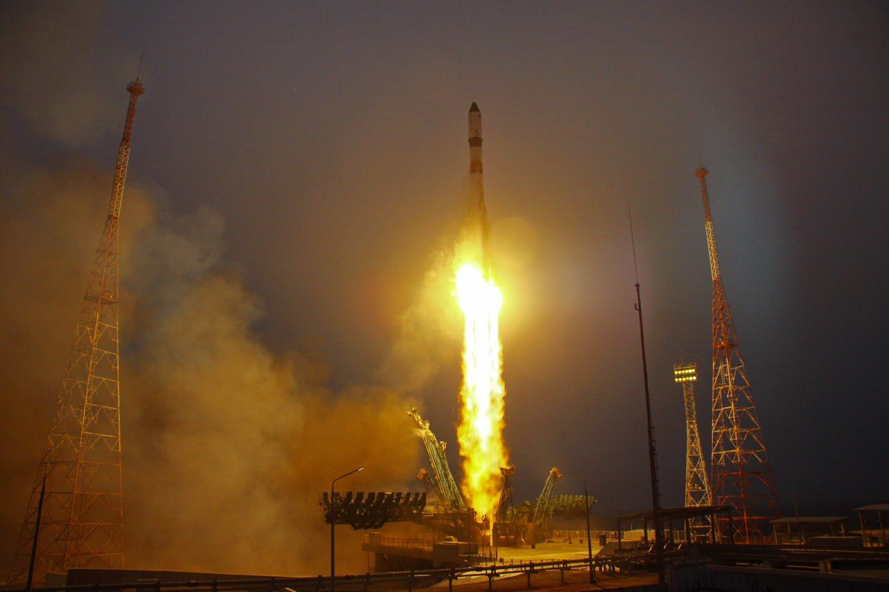 Soyuz 2.1a liftoff (Progress MS-26)