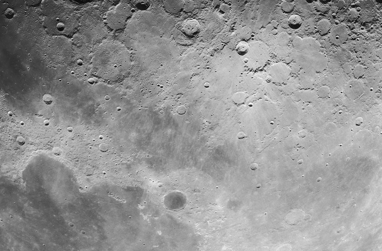 Mare Frigoris seen from Lunar Orbiter 4