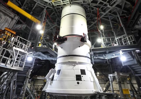 NASA Begins Assembly of Super Heavy SLS Rocket for Moon Mission