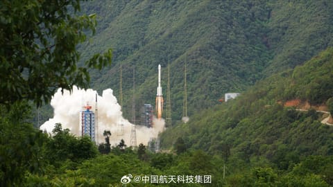 CZ-3B liftoff (ZHTW-1)