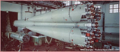 Voskhod during assembly