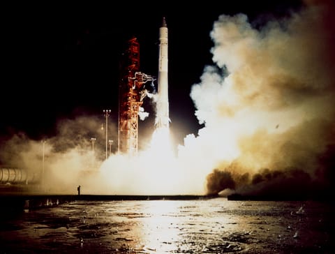 Atlas SLV-3D liftoff (Pioneer 11)