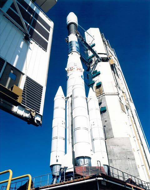 Ariane 44L at ELA-2 (Intelsat VI-F2)