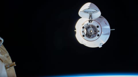 Cargo Dragon docking