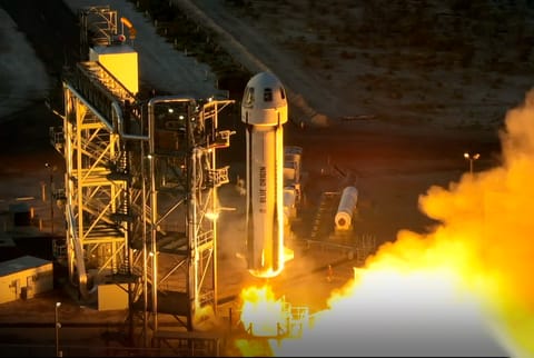 New Shepard liftoff (NS-35)