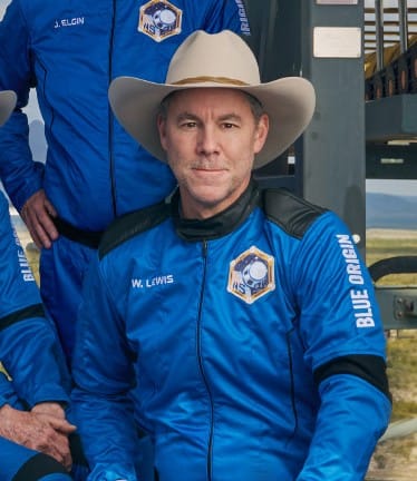 William H. Lewis in flight suit