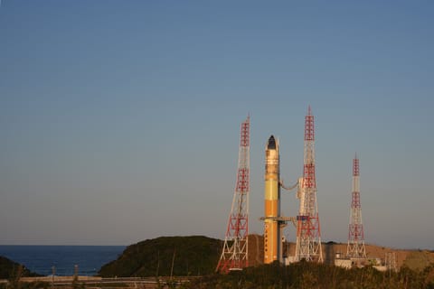 H3-30 at the launch site for 2nd static fire test