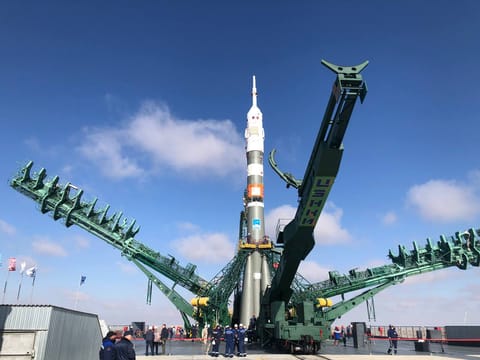 Soyuz 2.1a on the pad (Soyuz MS-24)
