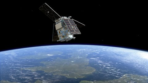 HydroGNSS in orbit render