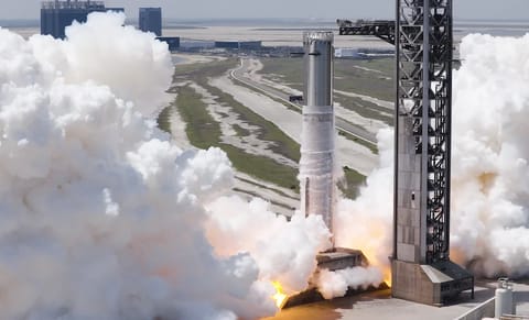 starship's flight 14 booster testing