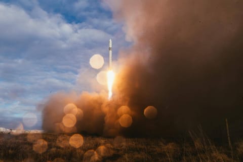 RS1 liftoff from pad 3C (Flight 1)