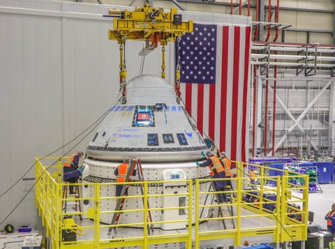 Starliner in the hangar