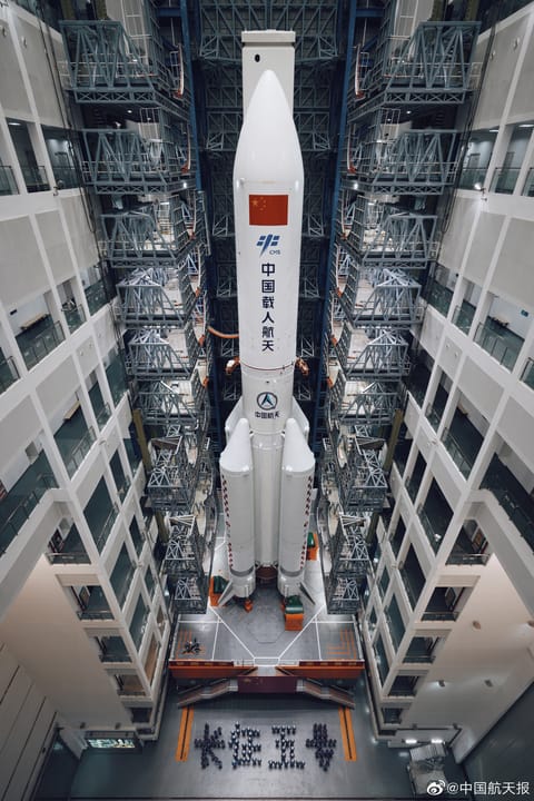 Long March 5B | CSS_Mengtian_Module_launch_pre-rollout