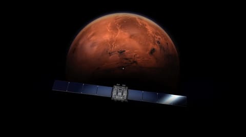 Relativity Space Mars Orbiter render