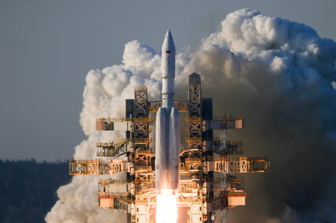 Angara A5 liftoff from Site 1A (Testflight)