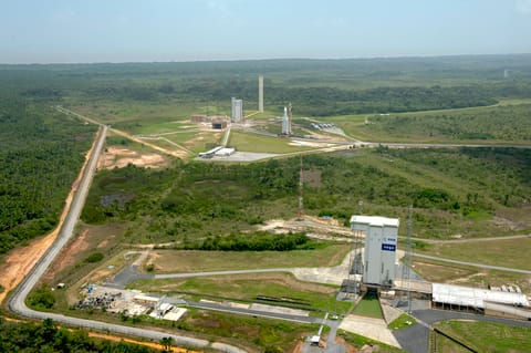 Vega & Ariane 5 pads at the Guiana Space Centre