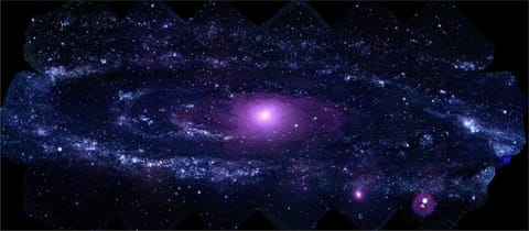 Mosaic of Swift ultraviolet images of the Andromeda galaxy