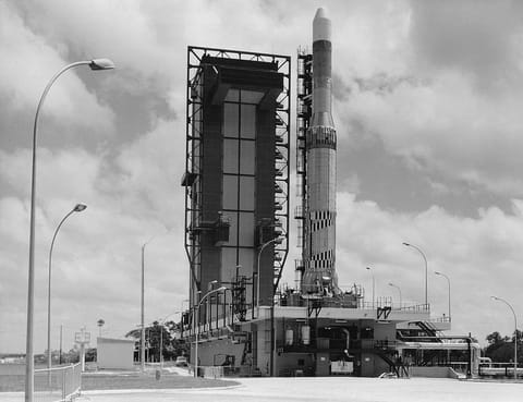 Europa 2 on the launchpad