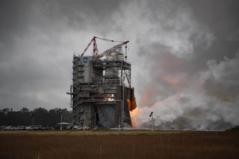 RS-25 Engine Test - 2024