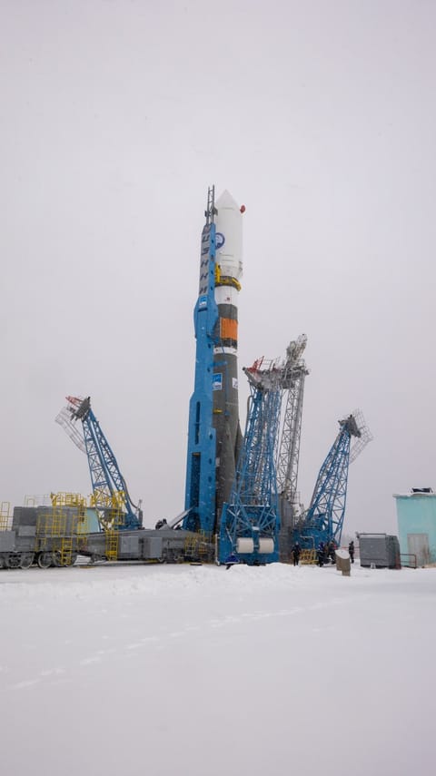 Soyuz on the launch pad (Kondor-FK)