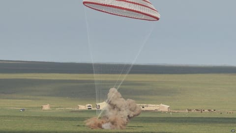 Shenzhou 10 landing
