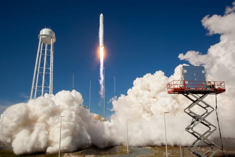 Antares 110 launching