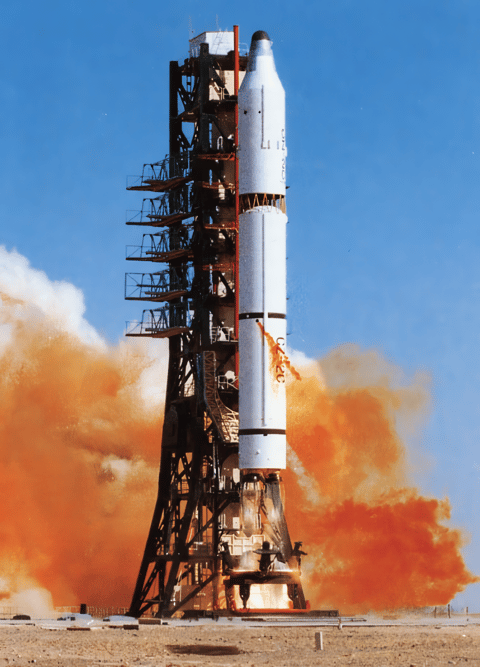 CZ-2A liftoff