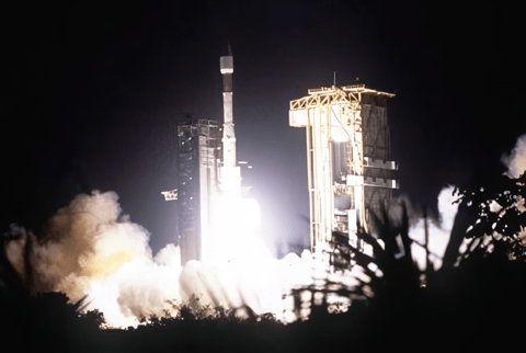 Ariane 44P at ELA-2 (ANIK E2)