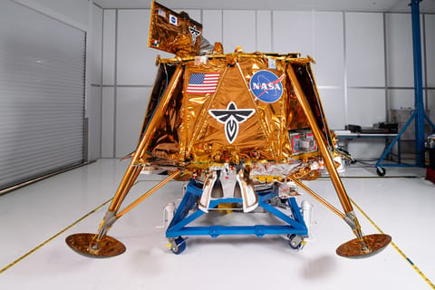 Blue Ghost lander 1 in the clean room