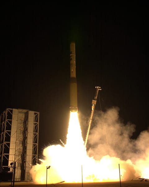 Minotaur launching from SLC-8